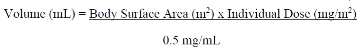 Zepzelca Dosage Formula 1