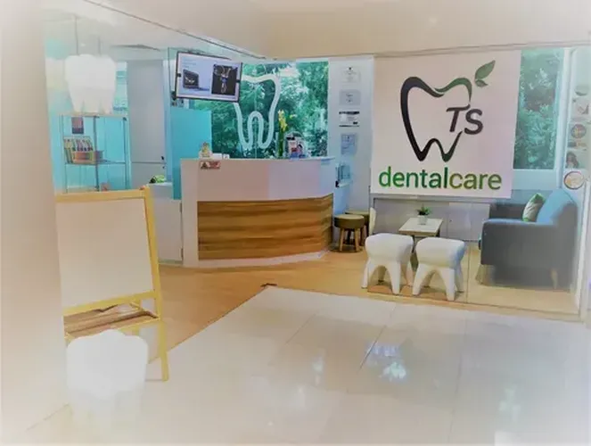 TS DENTAL CARE logo